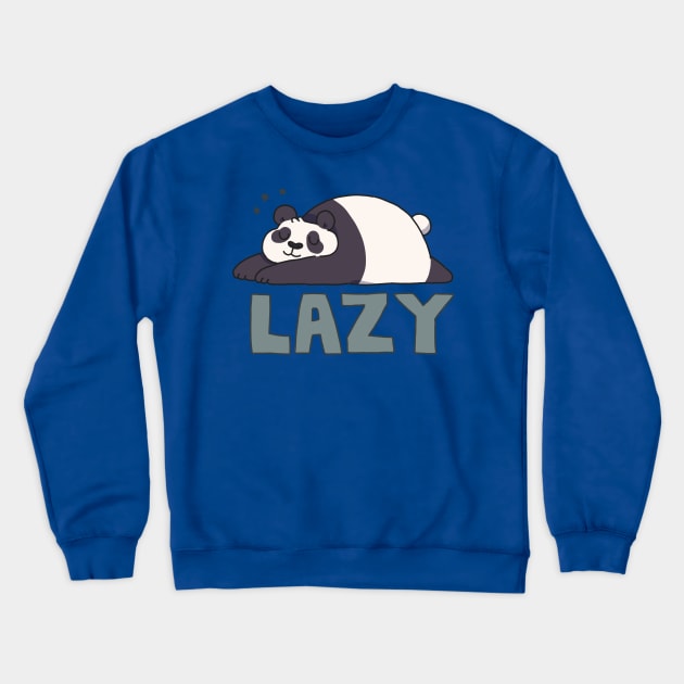 Lazy Panda Crewneck Sweatshirt by goccart